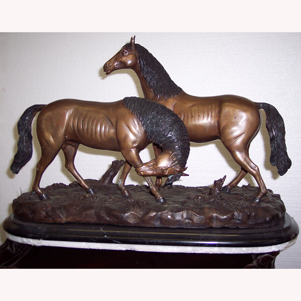Bronze Two Horses Bronze Two Horses