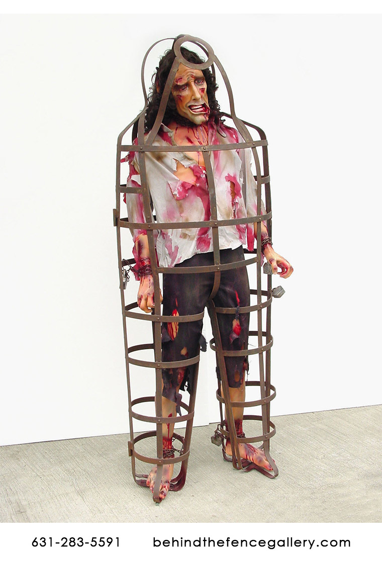 Pirate Torture Cage Statue Pirate Torture Cage Statue