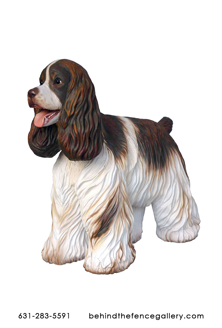 English Cocker Spaniel Dog Statue English Cocker Spaniel Dog Statue